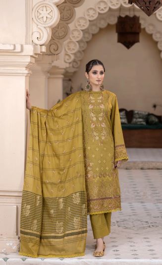 Eleganza Lawn Embroidered Suit EG-73