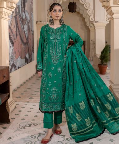 Eleganza Lawn Embroidered Suit EG-75