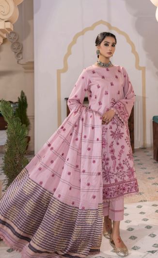 Eleganza Lawn Embroidered Suit EG-76