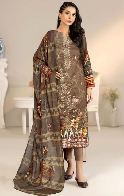Zara Jahan By Aadarsh Lawn Embroidered Suit 7801