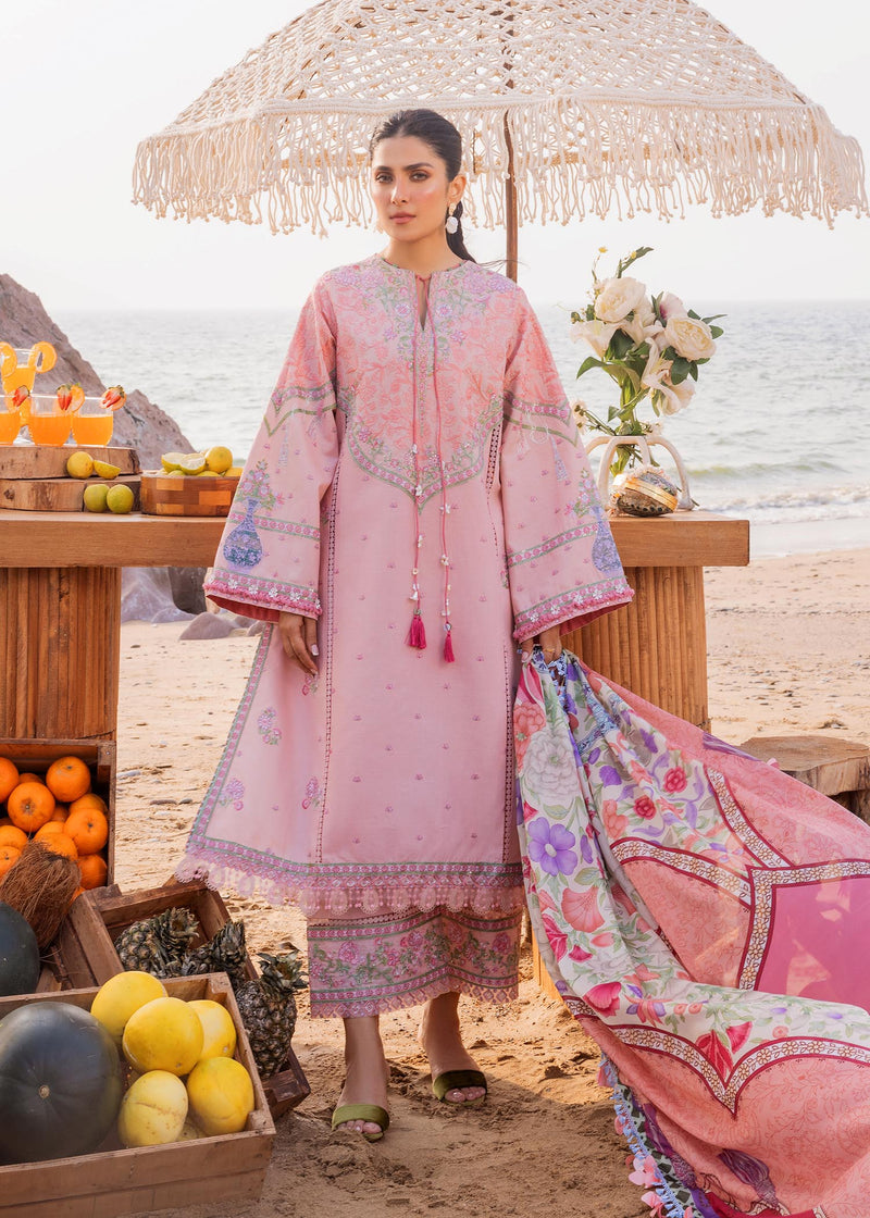 Siraa By Sadaf Fawad Khan Lawn Embroidered Suit Eira A