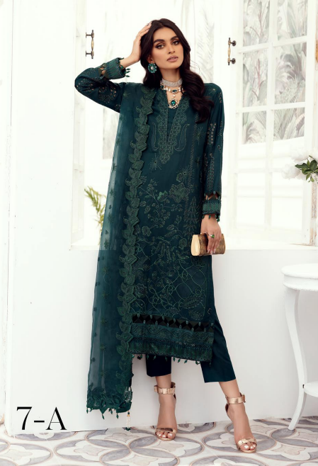 Minha By Minakari Lawn Embroidered Suit 07-A