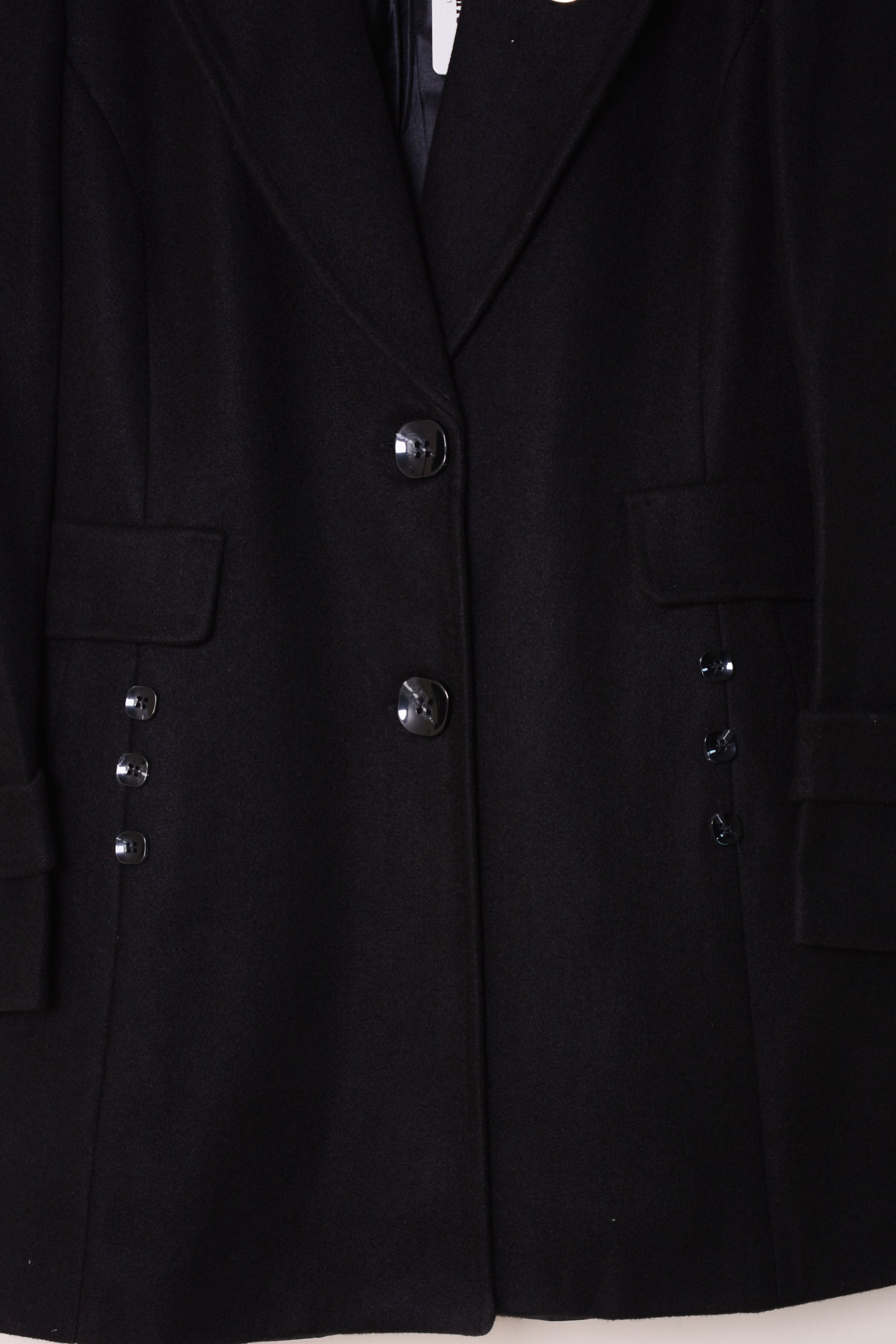 Ladies Winter Long Coats YKN-463 Black
