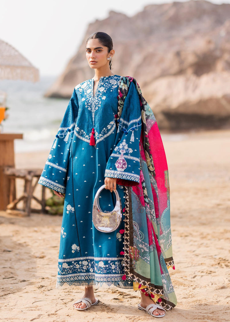 Siraa By Sadaf Fawad Khan Lawn Embroidered Suit Eira B