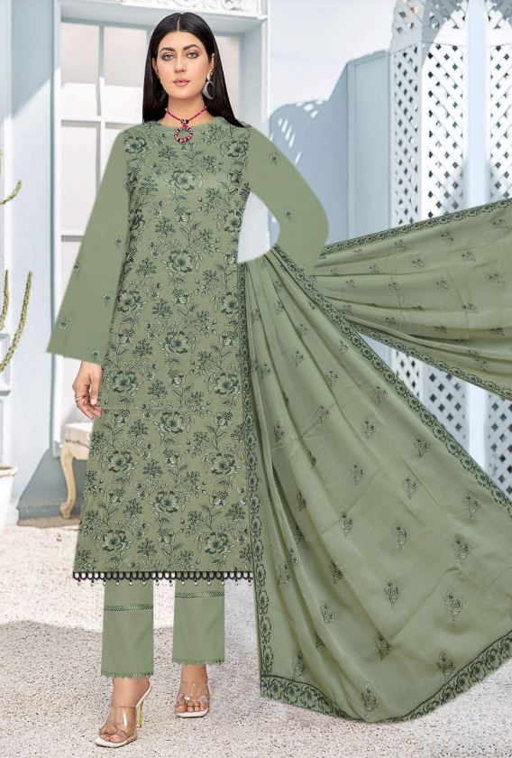 Jan E Adaa Lawn Embroidered Suit 08