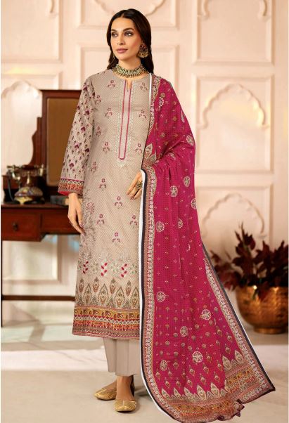 Nagma By Aadarsh Lawn Embroidered Suit AD-9801 Skin