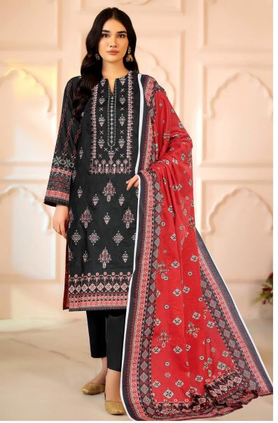 Nagma By Aadarsh Lawn Embroidered Suit AD-9804 Black