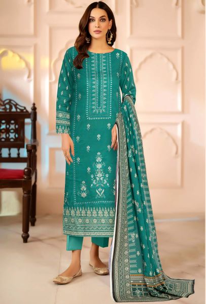 Nagma By Aadarsh Lawn Embroidered Suit AD-9810 Green