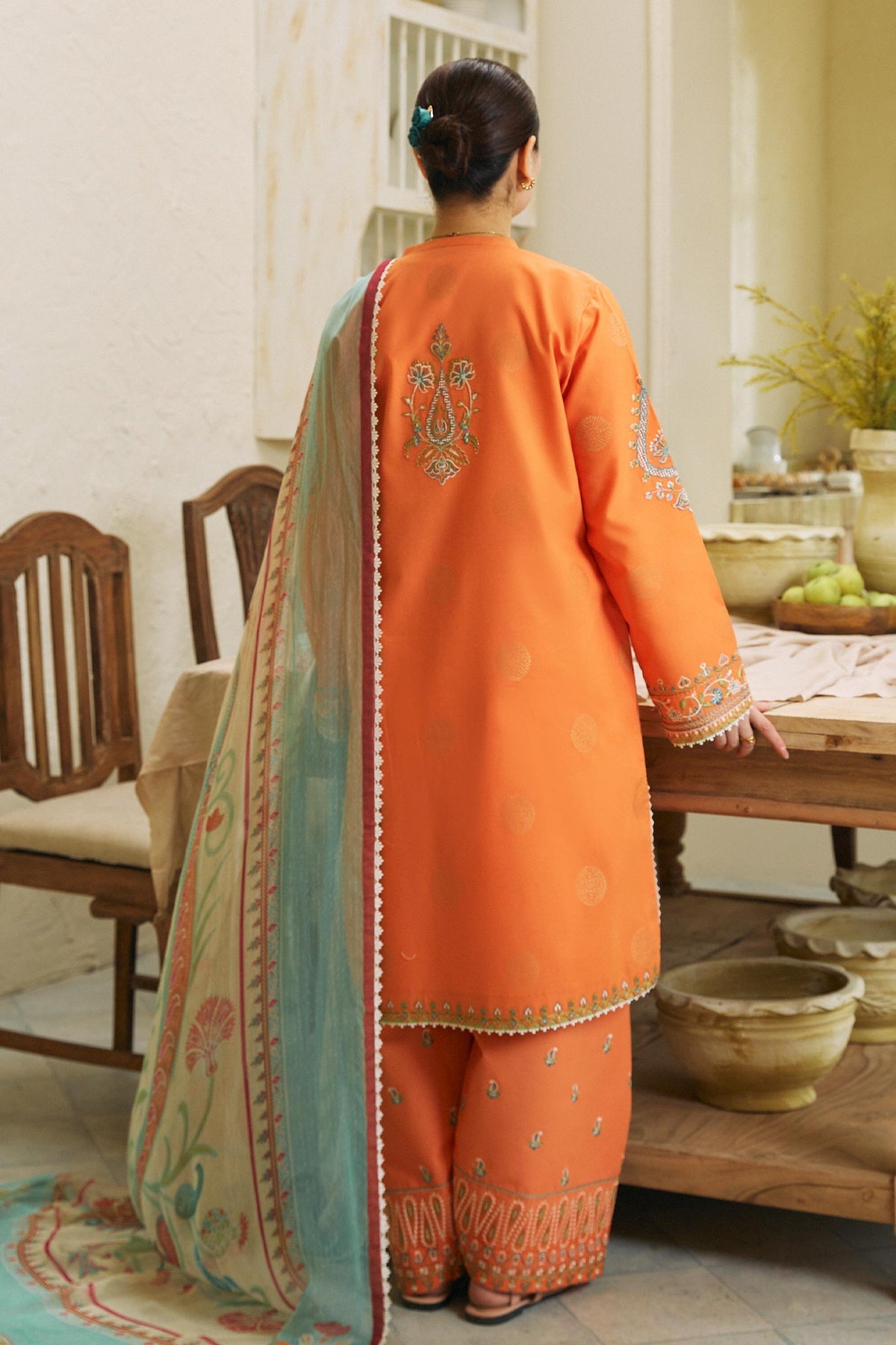 Coco By Zara Shahjahan Lawn Embroidered Suit 09B