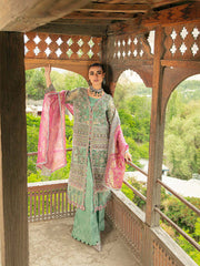 Marwa By Maryam Hussain Embroidered Organza Suits Unstitched 4 Piece Dastaan
