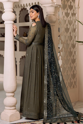 Alizeh Fashion Embroidered Chiffon Suits Unstitched 3 Piece FREYA  01