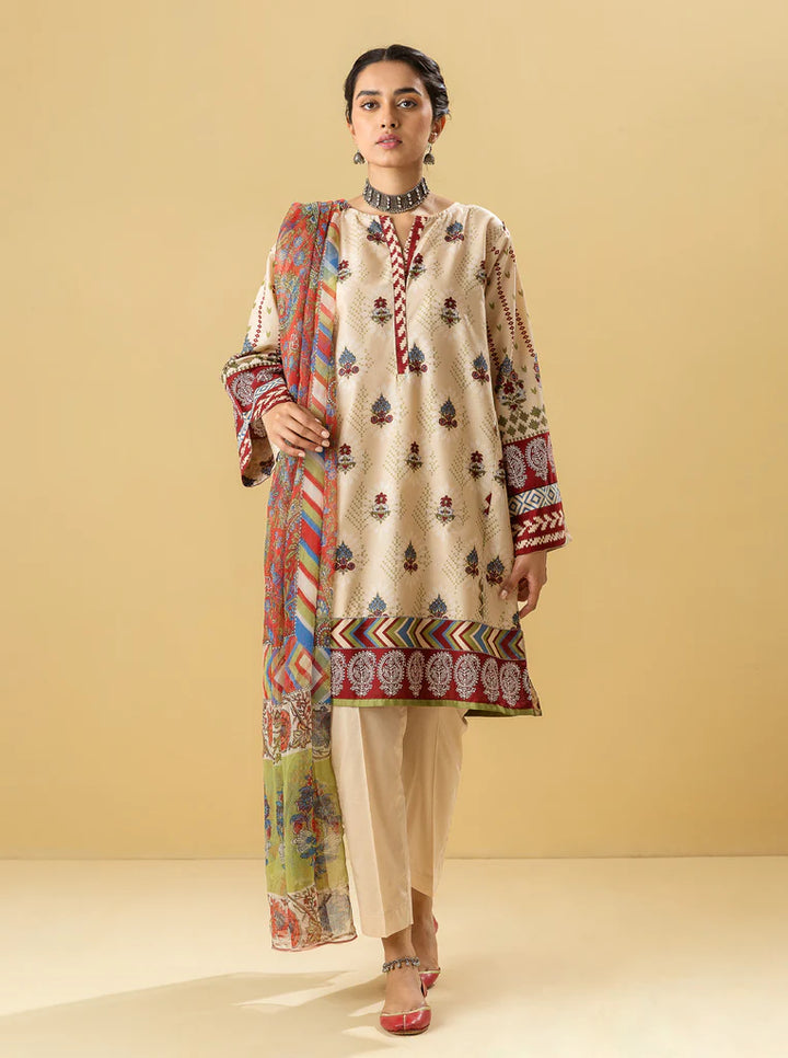 Mor bagh by Beech Tree Lawn Unstitched 3Piece Suit U-28