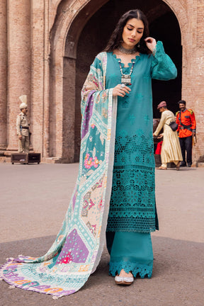 Bazaar By Nureh Embroidered Chikankari Khaddar Suits Unstitched 4 Piece NE-51