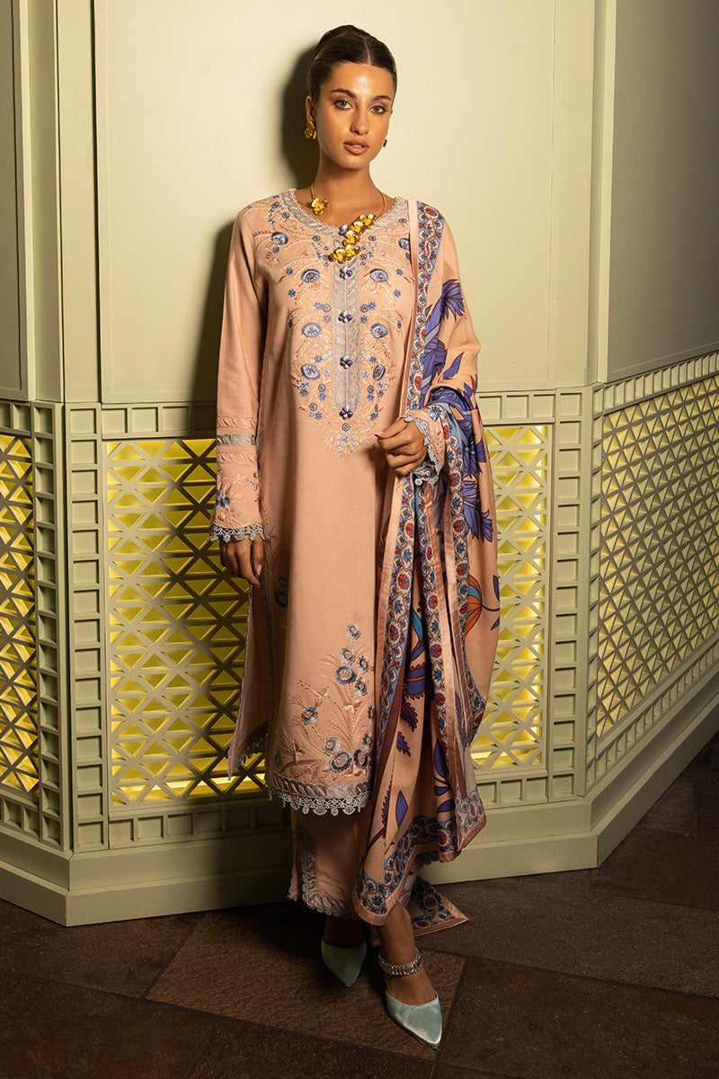 Broadway Showtime By Mushq Embroidered karandi Suits Unstitched 3 Piece  MNW-01 Regal Regent