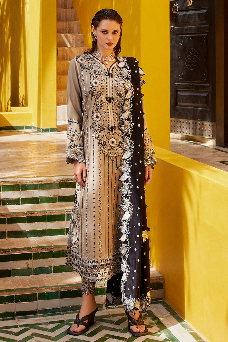 Moroccan Dream By Mushq Embroidered Suits Unstitched 3 Piece MNW-10 Salma