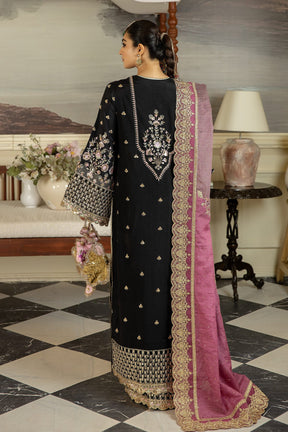 Jahaan Ara By Serene Premium Embroidered Raw Silk Suits Unstitched 3 Piece SRS-08 Inaayat