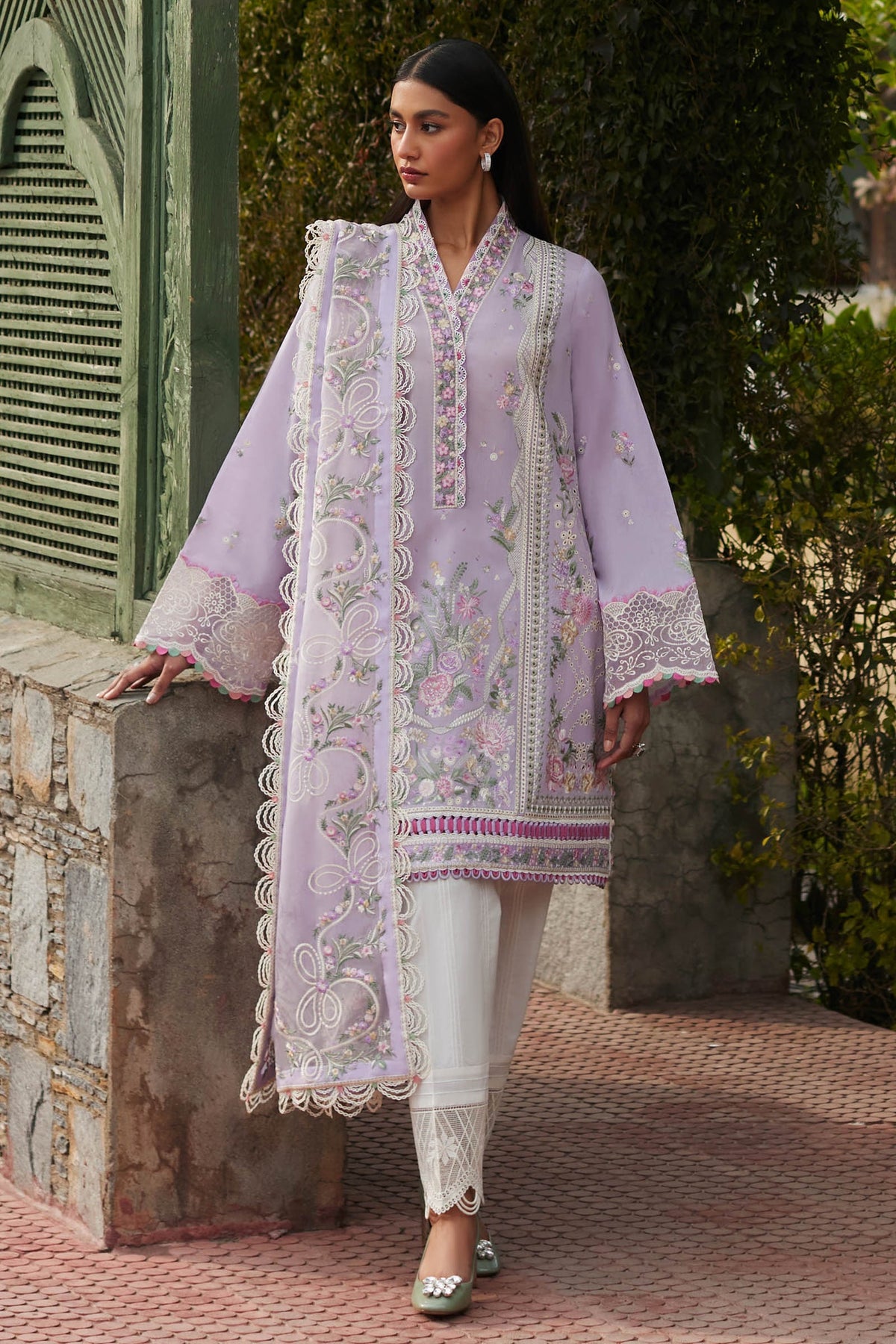 Elan Lawn Embroidered Suit 24-08A ZENEL