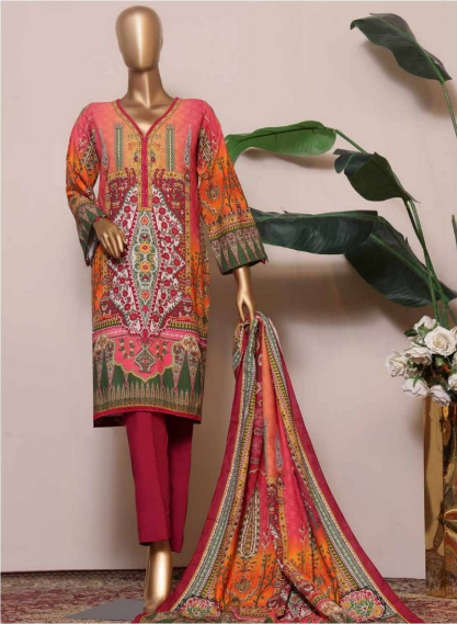 Bin Saeed Printed Embroidered Khaddar Collection-rcg