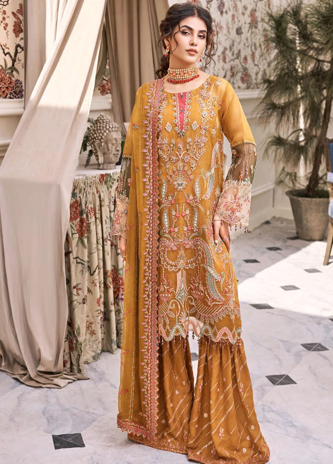 Eshaal By Emaan Adeel Embroidered Suits Unstitched 3 Piece ESH-02