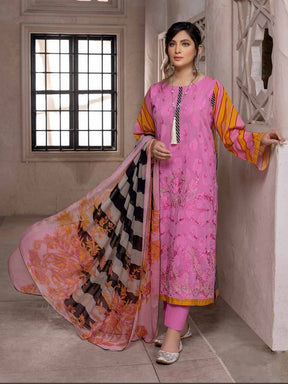 Charizma Reem Embroidered lawn Unstitched 3piece Suit RM-11