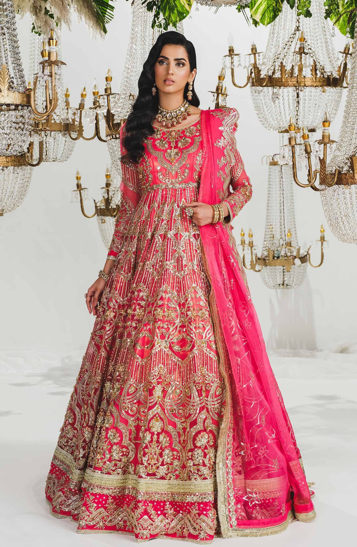 Maryum N Maria Embroidered Net Suits Unstitched 3 Piece Catalina (MBM-0040)