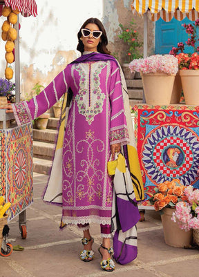 Hemline By Mushq Embroidered Lawn Unstitched 3Pcs Suits HML23-2A