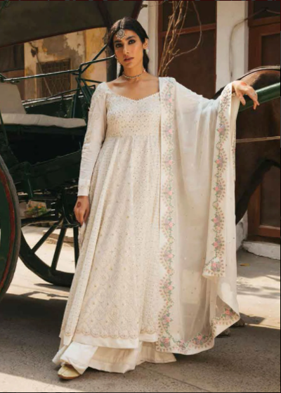 Zara Shahjahan Eid Luxury Lawn Unstitched 3Piece Suit Bano B