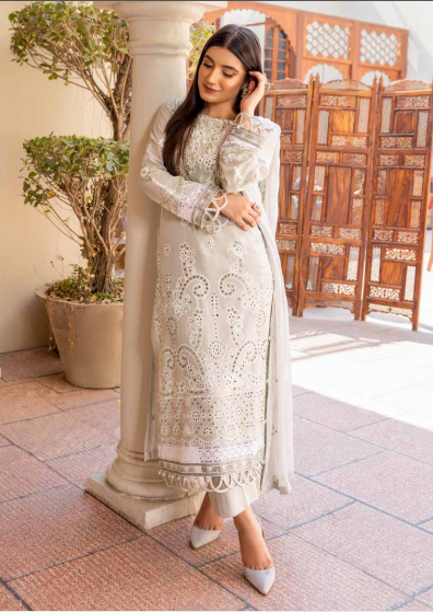Hareem By Shaista Swiss Lawn Embroidered Collection HSW-74