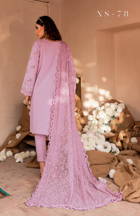 Chandni Chowk By Nureh Embroidered Jacquard Slub Lawn Collection NS-78