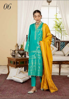 Shahnameh by Riaz Arts Luxury Lawn Festive Unstitched 3Piece Suit 06