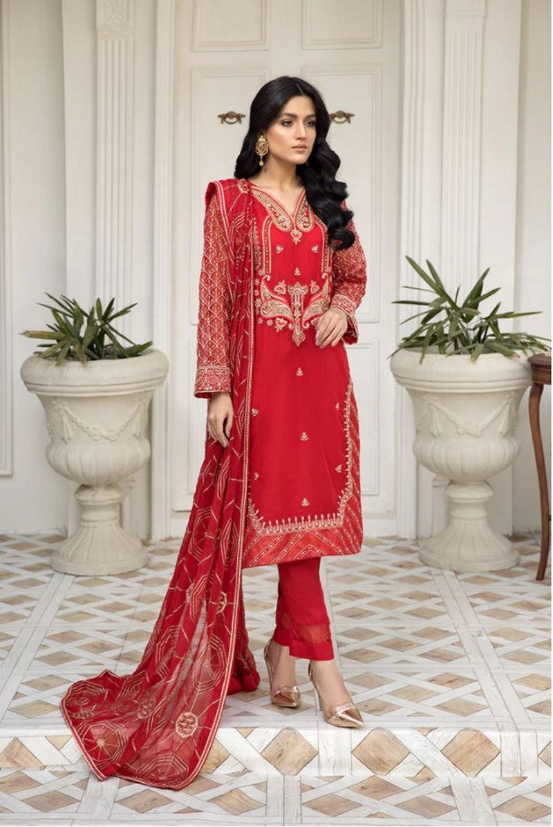 Nainsukh By House of Nawab Hand Embellished Unstitched 3Piece Suit 03-A KIBRAT